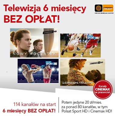 Telewizja bez opłat przez